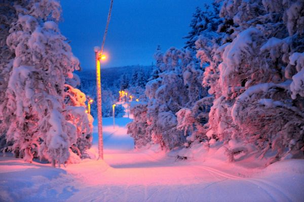 Løypene i Liatoppen Skisenter